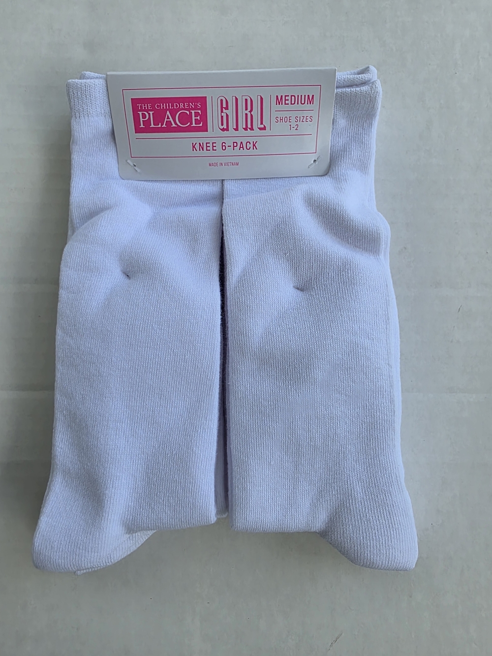 The Children's Place White Girls' Knee Socks - 6 Pack
